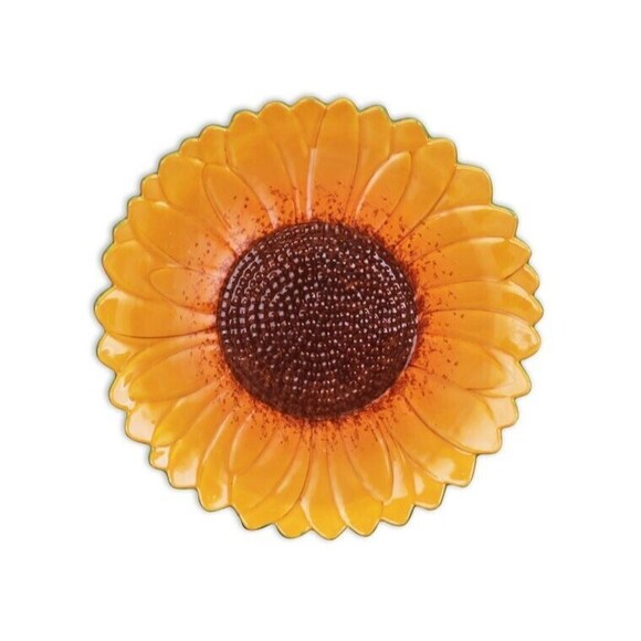 6 Pack - BISQUE IMPORTS Large Sunflower Plate  - Ready to Paint 11" - Picture 7 of 7